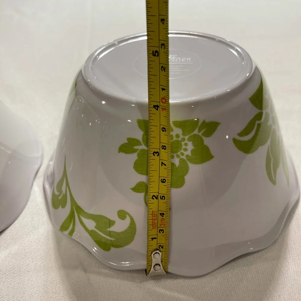 🌸Set 2 hard plastic molded‎ bowls, Home and Garden